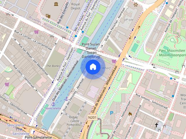 Studio for rent in Quartier Nord, Brussels