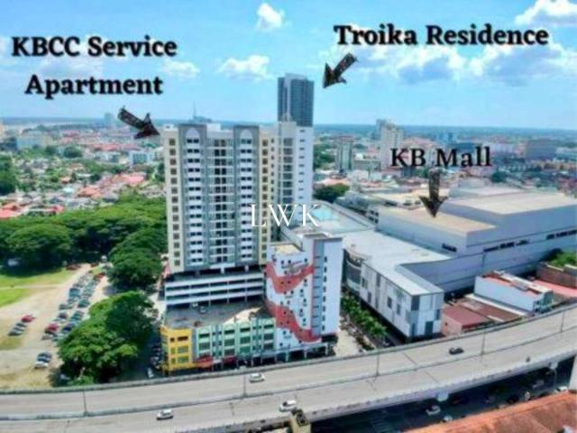 Studio Fully Furnished Di KBCC Service Apartment Untuk Disewa, Kota Bharu Kelantan DieanaSabri