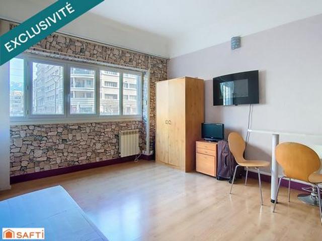 Studio loué 22m² – Emplacement central stratégique – Grenoble