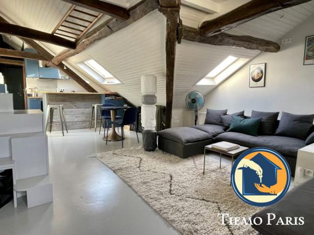 Studio / loft MEUBLÉ calme et lumineux TIEMO PARIS, Paris 8ème