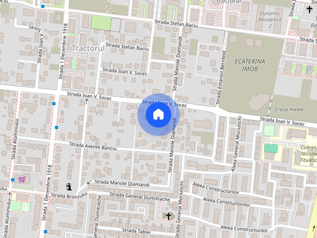 Studio mobilat zona Coresi