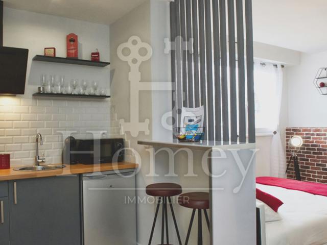 Studio moderne meublé avec parking Coeur d'Annemasse, à 15