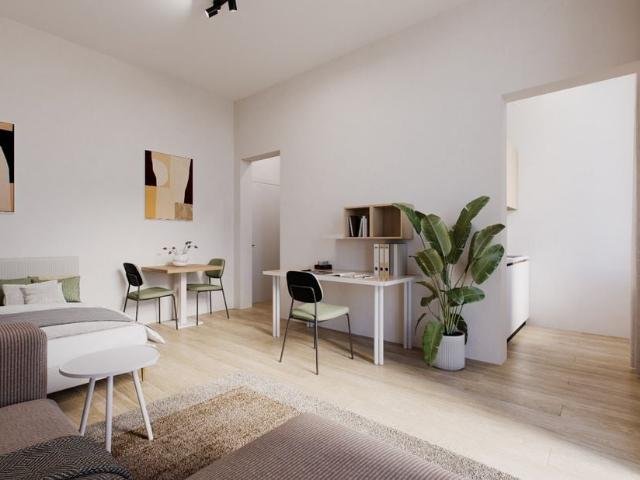 Studio met slaaphoek te huur voor 940 euro met 1 slaapkamers