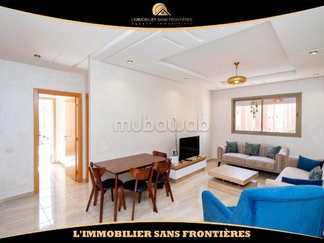 Studio meublé neuf à louer avec 2 piscines collectives – Jnane Awrad, Marrakech – 55 m²