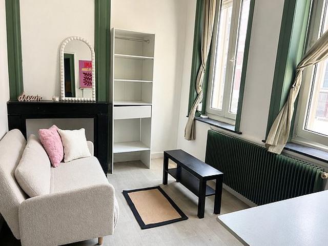 Studio meublé avec cheminée Vauban Esquermes