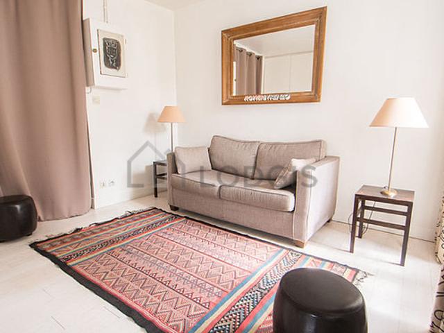 Studio meublé avec ascenseur et concierge Louvre Paris 1°