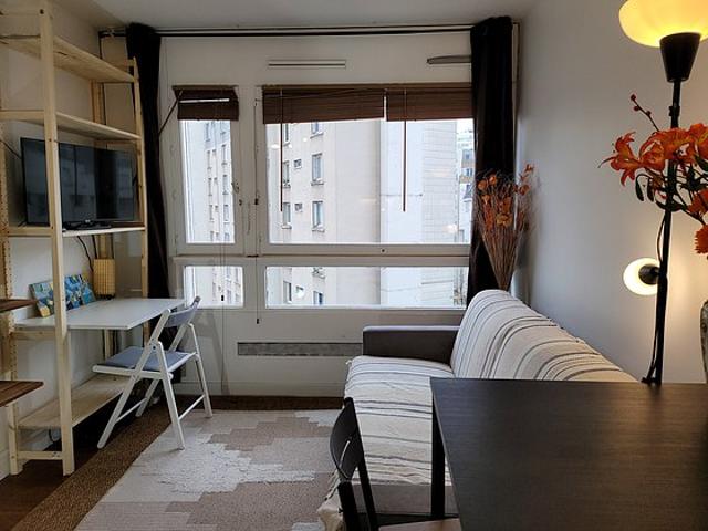 Studio meublé avec ascenseur et concierge Place d'Italie Paris 13°