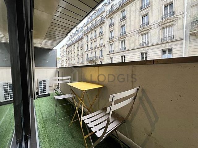 Studio meublé avec terrasse, ascenseur et concierge Trocadéro Paris 16°