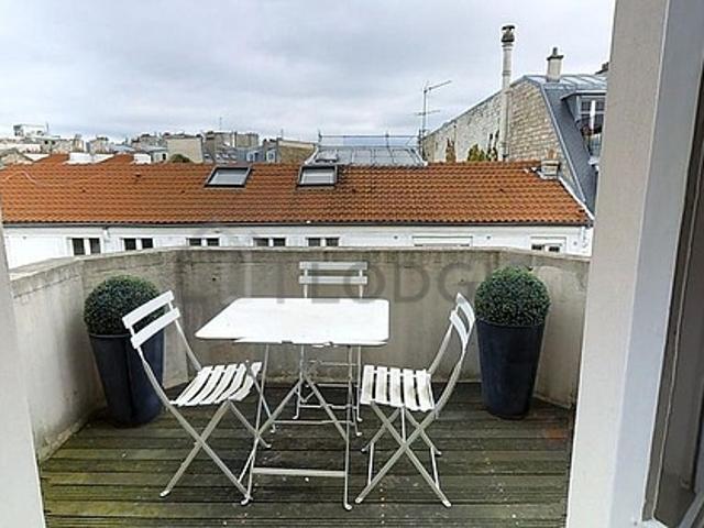 Studio meublé avec terrasse, ascenseur et concierge Trocadéro Paris 16°