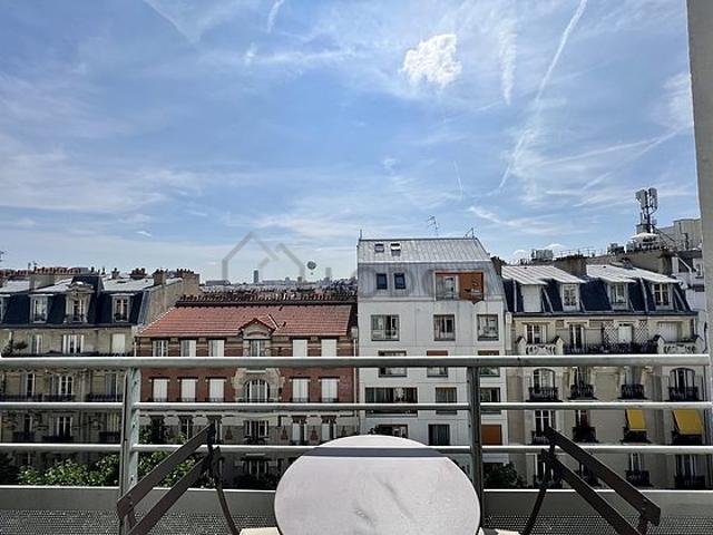 Studio meublé avec terrasse, ascenseur et concierge Auteuil Paris 16°