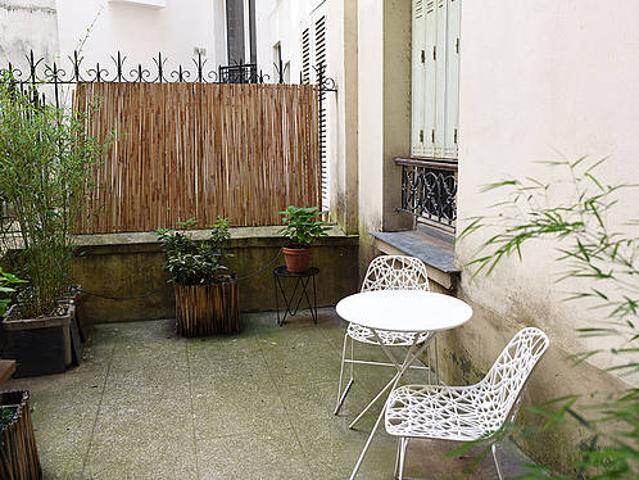Studio meublé avec terrasse Montmartre Paris 18°