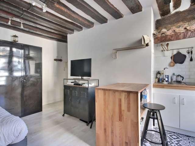 Studio meublé à louer 17 m² Montorgueil Paris