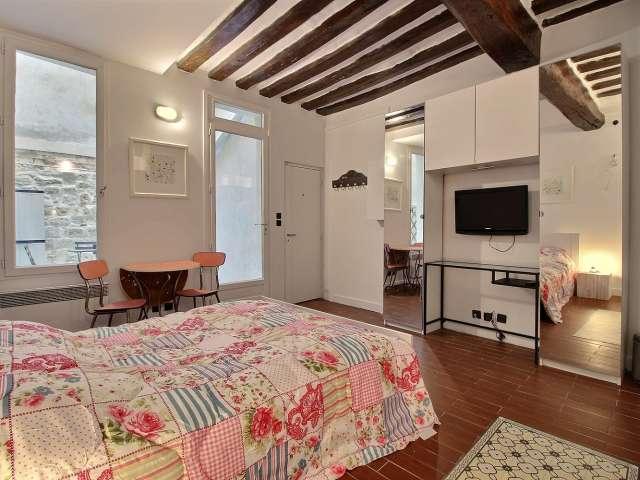 Studio meublé à louer 23 m² Montorgueil Paris
