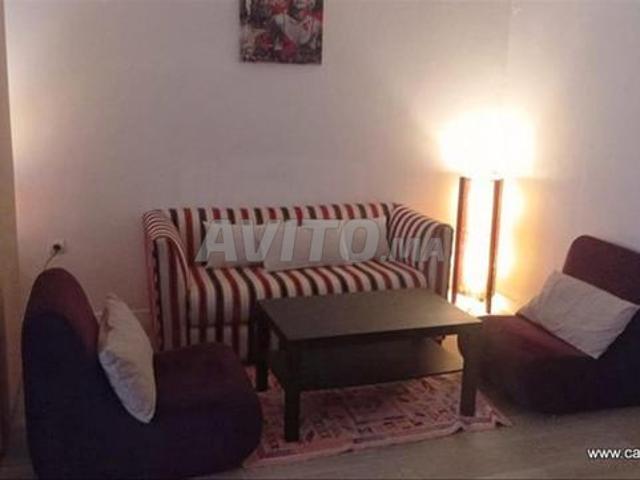 Studio meublé à louer 45 m² à Casablanca