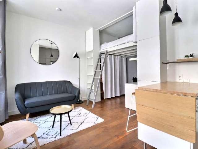 Studio meublé à louer en alcôve 24 m² Faidherbe Chaligny Paris