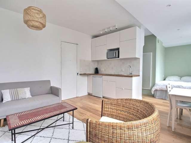 Studio meublé à louer en alcôve 28 m² Montorgueil Paris