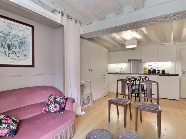 Studio meublé à louer en alcôve 31 m² Arts et Métiers Paris
