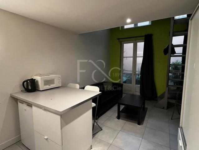 Studio meublé de 24,89m² avec mezzanine Rue Servient à Lyon 3ème