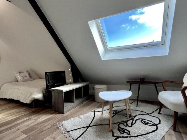 Studio meublé entièrement rénové rue de Carnel 26m2 au sol