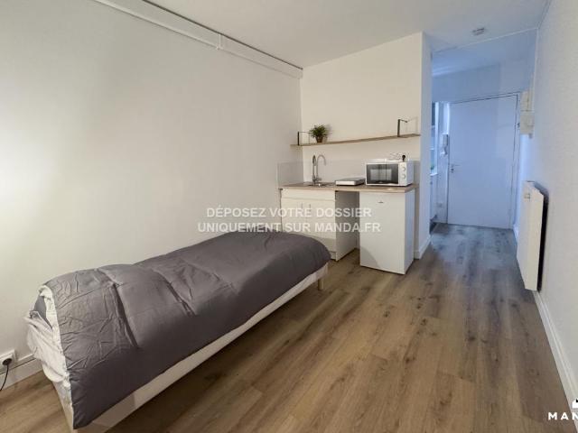 Studio meublé 14 m²