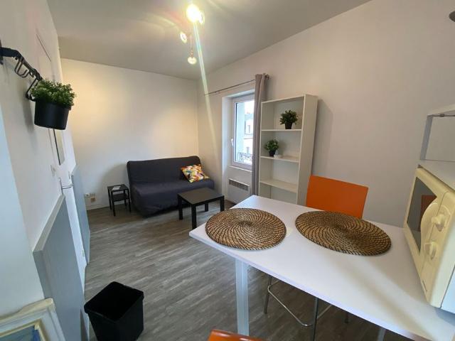 Studio meublé 16.03 m² Nantes centre Location Appartement nantes: 16.03 m2