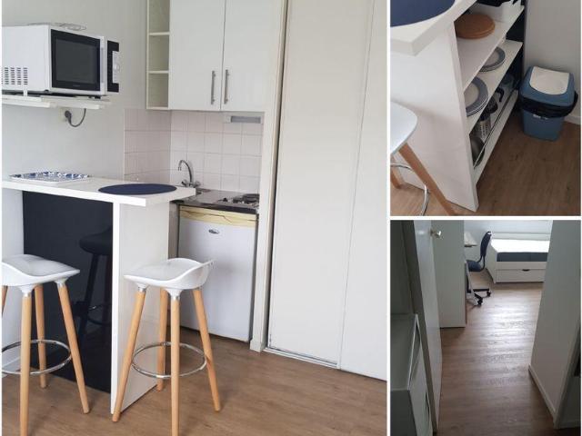 Studio meublé 17 m2, gare