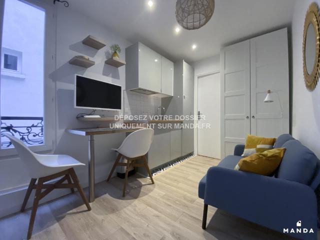 Studio meublé 17 m²