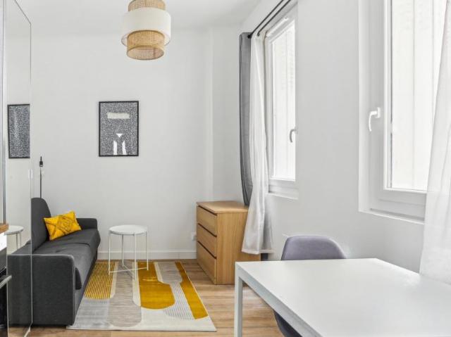 Studio meublé 17 m²
