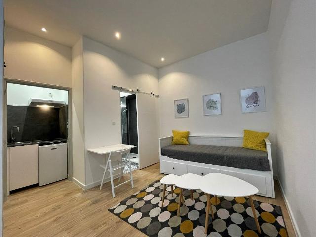Studio meublé 19 m²