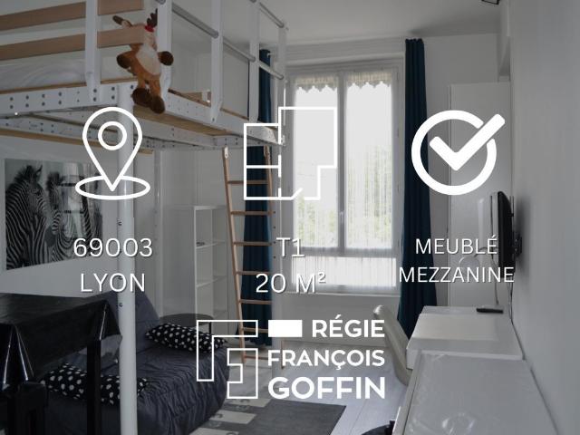 Studio meublé 20 m²