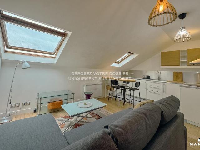 Studio meublé 21 m²