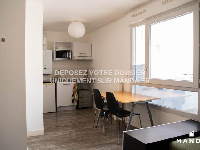 Studio meublé 21 m²