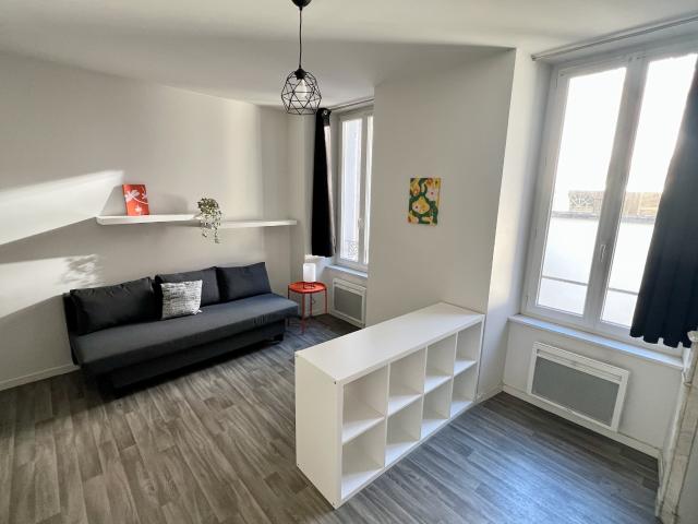 Studio meublé 21,78 m2 en dernier étage