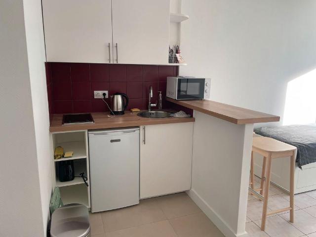 Studio meublé 21m² lumineux