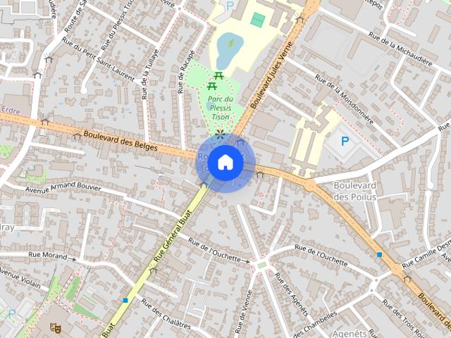 STUDIO MEUBLE 34 boulevard des Belges, NANTES