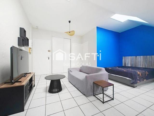 Studio meublé 30 m² – Place Luton
