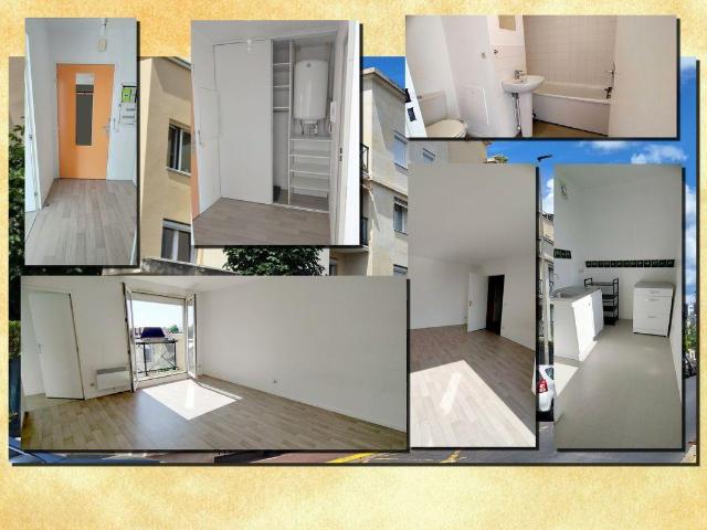 Studio non Meublé avec balcon et parking de 31m2