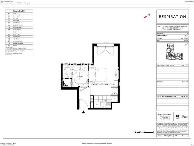 Studio neuf dans une copropriété de standing idéal premier ach