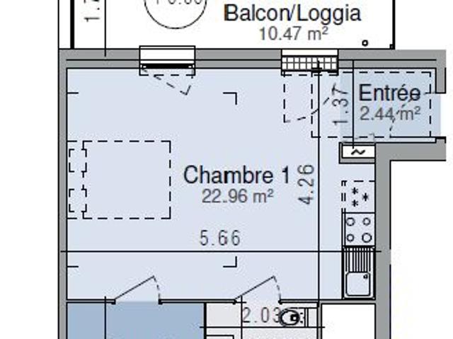 ✨ Studio neuf de 37 m² avec dressing, balcon de 10 m², ascenseur et garage fermé