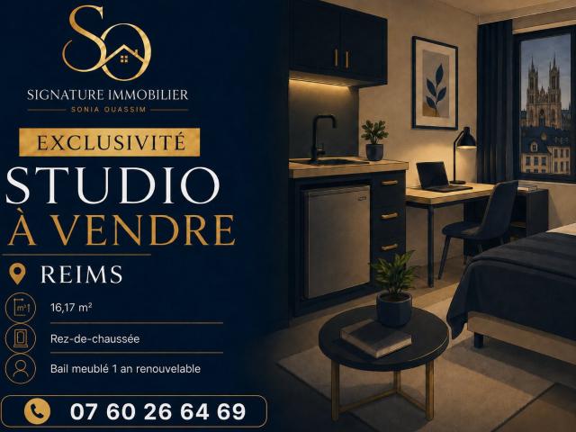 Studio secteur Jamin à REIMS