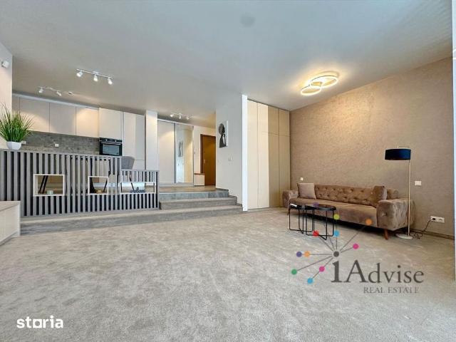 Studio spațios de închiriat — Bellevue Residence, mobilat, terasă, par