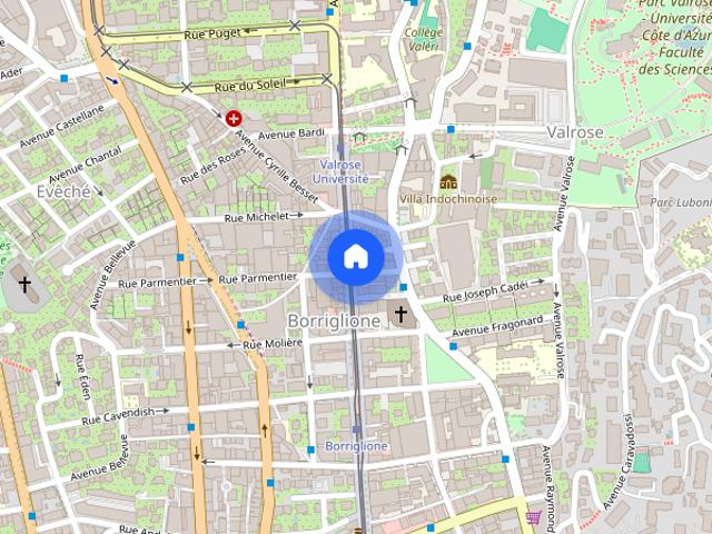 Studio sur Nice proche des transports en commun