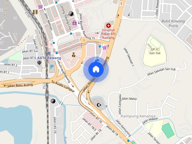 Studio Penthouse for rent at M Residences