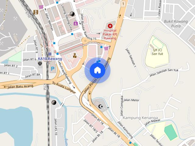 Studio Penthouse for rent at M Residences