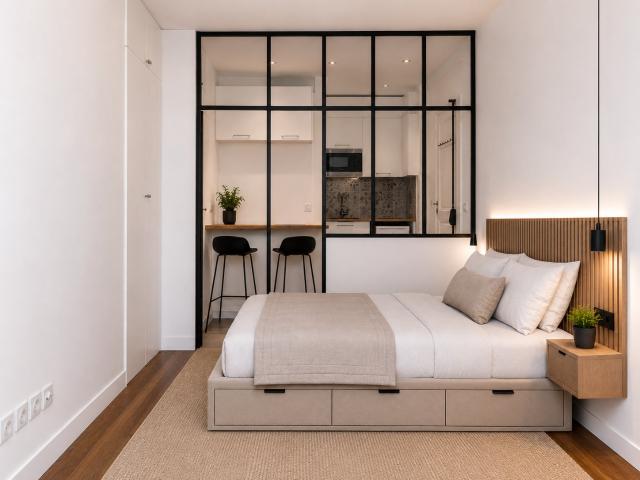 Studio Pernety refait à neuf DERNIER ETAGE