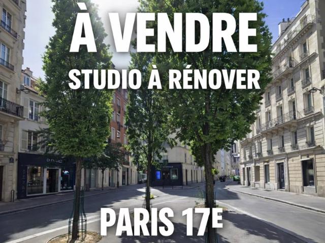Studio RDC à rénover – Batignolles Lévis Paris 17
