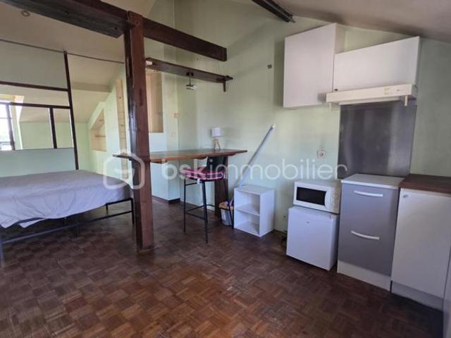 Studio T1 30 m2 grenier et cave