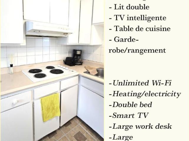 Studio tout inclus 1 1/2 10 min du terminus Longueuil disponible 1er juin 2026