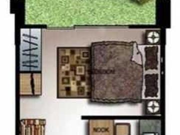 Studio Unit condominium with garden RESERVATION P20,000 only