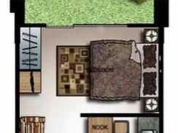 Studio Unit condominium with garden RESERVATION P20,000 only